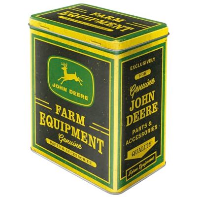 ART Retro metalen doos L, 3 liter, John Deere Genuine Farm Origineel John Deere license product (OLP), koffieblik, vintage design, cadeau-idee voor tractorfans ART Retro metalen doos L, 3 liter, John Deere Genuine Farm Origineel John Deere license product (OLP), koffieblik, vintage design, cadeau-idee voor tractorfans