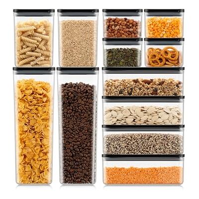 Bodum CANTEEN Set van 12 voorraadpotten, 4 x 1 l, 2 x 1,2 l, 4 x 0,5 l, 2 x 2,6 l Bodum CANTEEN Set van 12 voorraadpotten, 4 x 1 l, 2 x 1,2 l, 4 x 0,5 l, 2 x 2,6 l