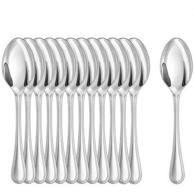 com-four ® 12x theelepels van RVS stijlvol tafelbestek in een eenvoudig design koffielepel dessertlepel theeservies 14 cm (12 stuks theelepel 14cm) com-four ® 12x theelepels van RVS stijlvol tafelbestek in een eenvoudig design koffielepel dessertlepel theeservies 14 cm (12 stuks theelepel 14cm)