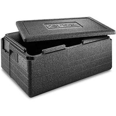 Thermohauser Gastrostar GN 1/1 Thermobox van geëxpandeerd polypropyleen met deksel, inhoud 40 liter, 60 x 40 x 28 cm, 5 kleuren Thermohauser Gastrostar GN 1/1 Thermobox van geëxpandeerd polypropyleen met deksel, inhoud 40 liter, 60 x 40 x 28 cm, 5 kleuren