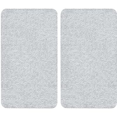 WENKO Kookplaatbescherming, transparant, beschermplaat voor inductie, gasfornuis, glaskeramiek, gehard glas, 2 stuks, 30 x 52 cm WENKO Kookplaatbescherming, transparant, beschermplaat voor inductie, gasfornuis, glaskeramiek, gehard glas, 2 stuks, 30 x 52 cm