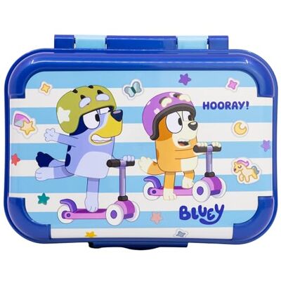 Stor Bluey Sandwichbox voor kinderen, 1423 ml, lunchbox, kunststof, robuust, BPA-vrij, met versierd deksel, voor school en uitstapjes Stor Bluey Sandwichbox voor kinderen, 1423 ml, lunchbox, kunststof, robuust, BPA-vrij, met versierd deksel, voor school en uitstapjes