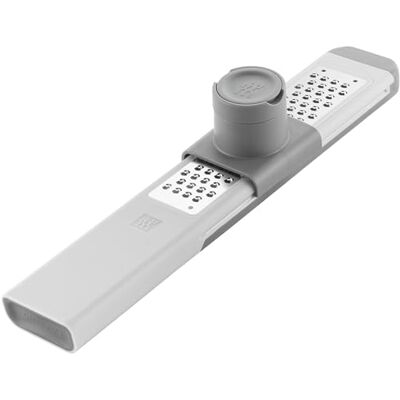 ZWILLING Z-Cut Multifunctionele fijne rasp, bidirectionele rasptechnologie, roestvrij staal, kunststof, grijs ZWILLING Z-Cut Multifunctionele fijne rasp, bidirectionele rasptechnologie, roestvrij staal, kunststof, grijs