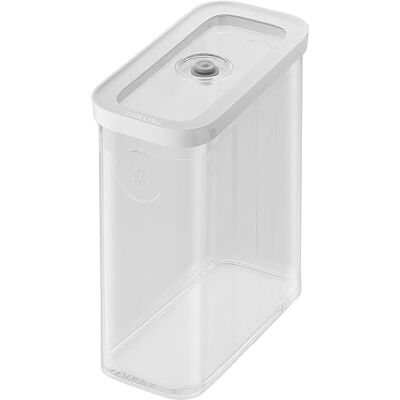 ZWILLING FRESH & SAVE Cube Opbergcontainer, maat 3 m, modulaire en stapelbare container, luchtdichte en vacuümopslag, vaatwasmachinebestendig, transparant ZWILLING FRESH & SAVE Cube Opbergcontainer, maat 3 m, modulaire en stapelbare container, luchtdichte en vacuümopslag, vaatwasmachinebestendig, transparant