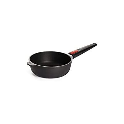 Woll Nowo Steelpan met deksel en afneembaar handvat, 20 cm Woll Nowo Steelpan met deksel en afneembaar handvat, 20 cm