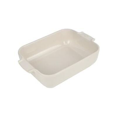 Peugeot Rechthoekige keramische ovenschaal 25 cm x 16,8 cm x 6,2 cm Inhoud: 1,4 L 10 Jaar garantie Gemaakt in Frankrijk Kleur: Ecru Peugeot Rechthoekige keramische ovenschaal 25 cm x 16,8 cm x 6,2 cm Inhoud: 1,4 L 10 Jaar garantie Gemaakt in Frankrijk Kleur: Ecru