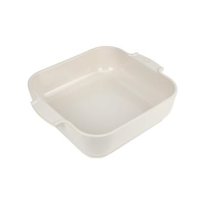Peugeot Vierkante keramische ovenschaal 28 cm (inclusief handvaten) x 23,7 cm x 7,2 cm Inhoud: 2,7 L 10 Jaar garantie Gemaakt in Frankrijk Kleur: Ecru Peugeot Vierkante keramische ovenschaal 28 cm (inclusief handvaten) x 23,7 cm x 7,2 cm Inhoud: 2,7 L 10 Jaar garantie Gemaakt in Frankrijk Kleur: Ecru