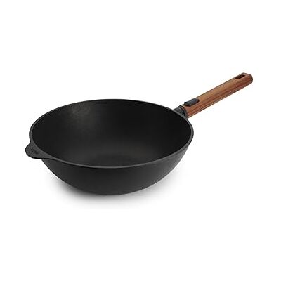 Woll Eco Logic QXR inductieve wok, diameter 28 cm, hoogte 10 cm, met duurzame afneembare houten handgreep, geschikt voor alle warmtebronnen, PFAS-vrij, anti-aanbaklaag, gegoten aluminium Woll Eco Logic QXR inductieve wok, diameter 28 cm, hoogte 10 cm, met duurzame afneembare houten handgreep, geschikt voor alle warmtebronnen, PFAS-vrij, anti-aanbaklaag, gegoten aluminium