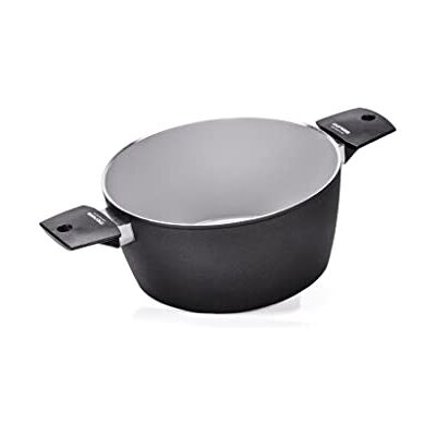 Moneta Futura steelpan 24 cm, FineGres natuurlijke coating (NO PFAS), ook voor inductie. 100% Made in Italy Moneta Futura steelpan 24 cm, FineGres natuurlijke coating (NO PFAS), ook voor inductie. 100% Made in Italy
