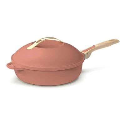 COOKUT De fantastische 8-in-1 pan "KLEIN MODEL 24 cm" – Een enkel gebruiksvoorwerp dat pan, pan, sauteerpan, braadpan vervangt 2 afneembare handgrepen, stoommand/frituurmand, houten spatel PIOEN COOKUT De fantastische 8-in-1 pan "KLEIN MODEL 24 cm" – Een enkel gebruiksvoorwerp dat pan, pan, sauteerpan, braadpan vervangt 2 afneembare handgrepen, stoommand/frituurmand, houten spatel PIOEN