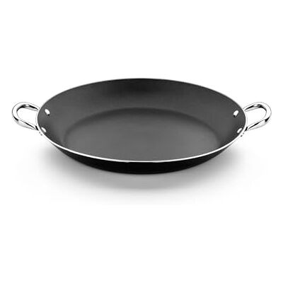 Monix Resistent Plus Aluminium Paellera met antiaanbaklaag, 38 cm, geschikt voor alle soorten keuken, inclusief inductie Monix Resistent Plus Aluminium Paellera met antiaanbaklaag, 38 cm, geschikt voor alle soorten keuken, inclusief inductie