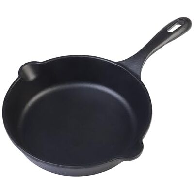 VICTORIA Koekenpan van geëmailleerd gietijzer, inductie, 16,5 cm, geschikt voor vuur, barbecue, oven, keramische plaat, gas, gietijzer zonder giftige stoffen, zonder PTFE en PFOA VICTORIA Koekenpan van geëmailleerd gietijzer, inductie, 16,5 cm, geschikt voor vuur, barbecue, oven, keramische plaat, gas, gietijzer zonder giftige stoffen, zonder PTFE en PFOA