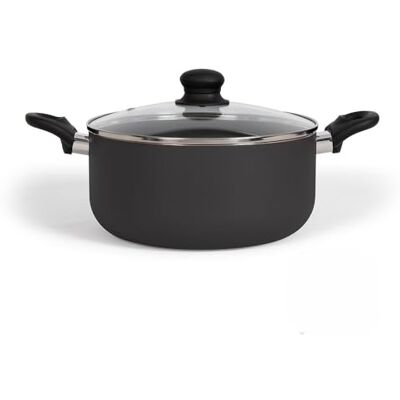 Livoo Kookpan 24 cm MEP150N – 2,5 mm dik, hittebestendige soft-touch-handgrepen, alle warmtebronnen, inclusief inductie Livoo Kookpan 24 cm MEP150N – 2,5 mm dik, hittebestendige soft-touch-handgrepen, alle warmtebronnen, inclusief inductie