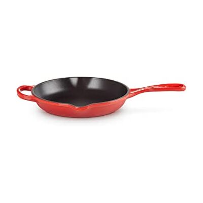 Le Creuset Signature Skillet van geëmailleerd gietijzer, rond, Ø 20 cm, 1,51 kg, kersen, 20182200600422 Le Creuset Signature Skillet van geëmailleerd gietijzer, rond, Ø 20 cm, 1,51 kg, kersen, 20182200600422