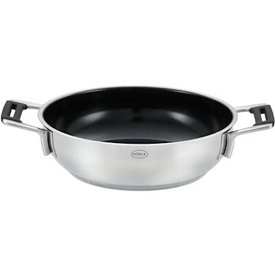 RÖSLE Silence Pro ProCeraPlus serveerpan Ø 24 cm, antiaanbaklaag, robuust, hittebestendig tot 260 °C, keramische coating, roestvrij staal 18/10, 35 x 25,5 x 13,5 cm RÖSLE Silence Pro ProCeraPlus serveerpan Ø 24 cm, antiaanbaklaag, robuust, hittebestendig tot 260 °C, keramische coating, roestvrij staal 18/10, 35 x 25,5 x 13,5 cm