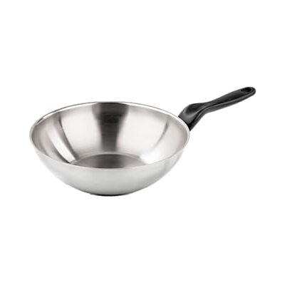 Barazzoni The Inoxidabili Saltapasta stalen wok zilver 28 cm Barazzoni The Inoxidabili Saltapasta stalen wok zilver 28 cm