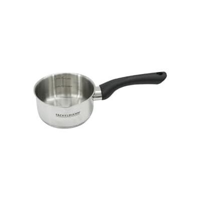 Fackelmann 680341 braadpan 12 cm van roestvrij staal, kookpan, voor alle warmtebronnen, kleine braadpan, zonder PFAS, roestvrij staal 18-8, grijs, 12 x 6 cm Fackelmann 680341 braadpan 12 cm van roestvrij staal, kookpan, voor alle warmtebronnen, kleine braadpan, zonder PFAS, roestvrij staal 18-8, grijs, 12 x 6 cm