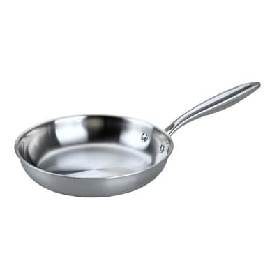 Fackelmann Vita3 Roestvrijstalen pan met drievoudige diffuserbodem, zonder antiaanbaklaag, PFA-vrij, geschikt voor inductie, gas, vitro en oven, perfecte afdichting, vaatwasmachinebestendig, 24 cm Fackelmann Vita3 Roestvrijstalen pan met drievoudige diffuserbodem, zonder antiaanbaklaag, PFA-vrij, geschikt voor inductie, gas, vitro en oven, perfecte afdichting, vaatwasmachinebestendig, 24 cm