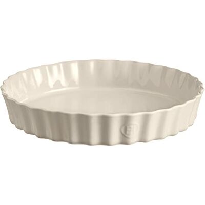 Emile Henry 32 cm hoge taartpan, keramiek, klei Emile Henry 32 cm hoge taartpan, keramiek, klei