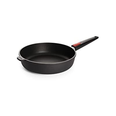 Woll Nowo Titanum Pan met hoge rand, inductief, diameter 28 cm, hoogte 7 cm, met afneembare handgreep, geschikt voor alle warmtebronnen, anti-aanbaklaag Woll Nowo Titanum Pan met hoge rand, inductief, diameter 28 cm, hoogte 7 cm, met afneembare handgreep, geschikt voor alle warmtebronnen, anti-aanbaklaag
