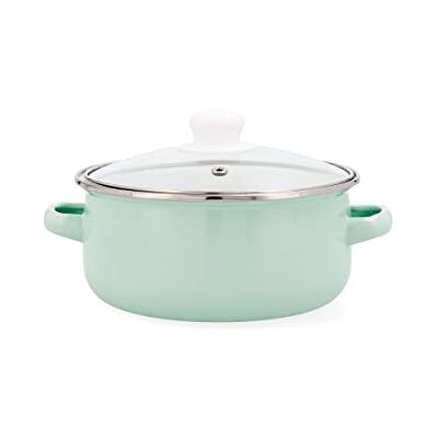 Quid Cocco braadpan van geëmailleerd staal, 18 cm, wit Quid Cocco braadpan van geëmailleerd staal, 18 cm, wit
