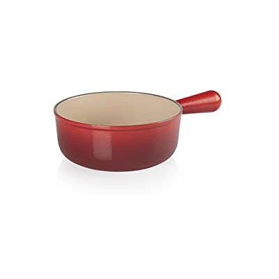 Le Creuset Caquelon van geëmailleerd gietijzer, Ø 20 cm, 2 liter, kers, 20007200602460 Le Creuset Caquelon van geëmailleerd gietijzer, Ø 20 cm, 2 liter, kers, 20007200602460