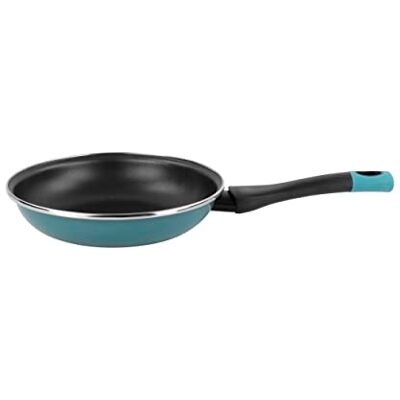Magefesa Koekenpan 20 cm van verglaasd staal, buitenkant blauw, antiaanbaklaag, versterkte dubbellaag, geschikt voor alle soorten fornuizen, speciale inductie. 50% energiebesparing Magefesa Koekenpan 20 cm van verglaasd staal, buitenkant blauw, antiaanbaklaag, versterkte dubbellaag, geschikt voor alle soorten fornuizen, speciale inductie. 50% energiebesparing