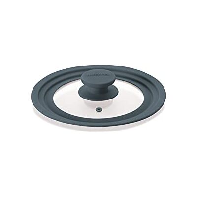 Tescoma Unicover deksel, glas/siliconen, grijs, 16 x 18 x 20 cm Tescoma Unicover deksel, glas/siliconen, grijs, 16 x 18 x 20 cm