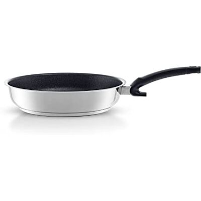Fissler Adamant Premium / roestvrij stalen pan (Ø 24 cm) verzegelde braadpan, anti-aanbaklaag, krasbestendig inductie Fissler Adamant Premium / roestvrij stalen pan (Ø 24 cm) verzegelde braadpan, anti-aanbaklaag, krasbestendig inductie