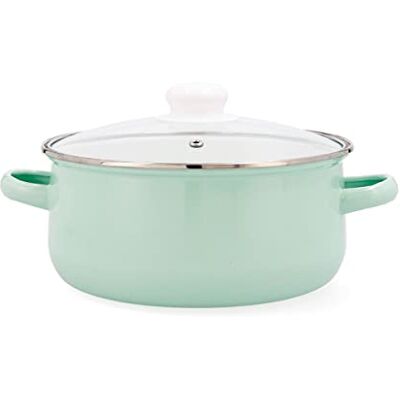 Quid Cocco steelpan, geëmailleerd, 22 cm Quid Cocco steelpan, geëmailleerd, 22 cm