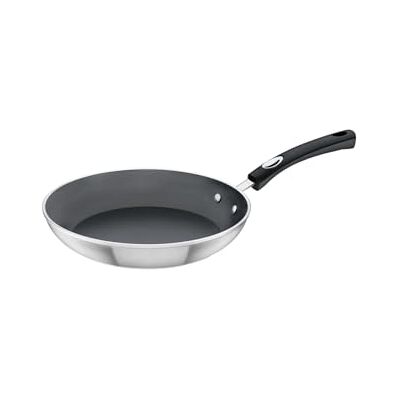 Tramontina 20888026 Braadpan met siliconen handvat met antiaanbaklaag, voor inductie, elektrisch, gas en glaskeramiek, 26 cm, 2 liter, donkergrijs Tramontina 20888026 Braadpan met siliconen handvat met antiaanbaklaag, voor inductie, elektrisch, gas en glaskeramiek, 26 cm, 2 liter, donkergrijs