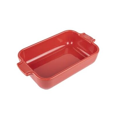 Peugeot Rechthoekige keramische ovenschaal 22 cm x 11,3 cm x 5,1 cm Inhoud: 0,85 L 10 jaar garantie Rood Peugeot Rechthoekige keramische ovenschaal 22 cm x 11,3 cm x 5,1 cm Inhoud: 0,85 L 10 jaar garantie Rood