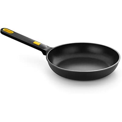 BRA Daily Pro Koekenpan van gegoten aluminium, 18 cm, volledige inductie, antiaanbaklaag, zonder Pfoa, geschikt voor alle soorten fornuizen en inductie BRA Daily Pro Koekenpan van gegoten aluminium, 18 cm, volledige inductie, antiaanbaklaag, zonder Pfoa, geschikt voor alle soorten fornuizen en inductie