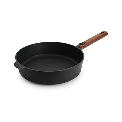 Woll Eco Logic QXR hoge rand pan van gegoten aluminium, inductief, diameter 28 cm, hoogte 7 cm, met afneembare en duurzame houten handgreep, geschikt voor alle warmtebronnen Woll Eco Logic QXR hoge rand pan van gegoten aluminium, inductief, diameter 28 cm, hoogte 7 cm, met afneembare en duurzame houten handgreep, geschikt voor alle warmtebronnen