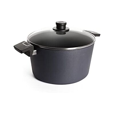 Woll Diamond Lite Gietijzeren kookpan met glazen deksel, Ø 28 cm, hoogte 15,5 cm, 2 zijgrepen, geschikt voor glaskeramiek, gas, elektrisch, halogeen Woll Diamond Lite Gietijzeren kookpan met glazen deksel, Ø 28 cm, hoogte 15,5 cm, 2 zijgrepen, geschikt voor glaskeramiek, gas, elektrisch, halogeen