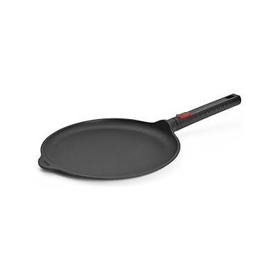 Woll Eco Logic QXR Inductieve pannenkoekenpan, Ø 26 cm, met afneembare handgreep, geschikt voor alle warmtebronnen, PFAS-vrij, anti-aanbaklaag, gegoten aluminium, antiaanbaklaag, passeert Woll Eco Logic QXR Inductieve pannenkoekenpan, Ø 26 cm, met afneembare handgreep, geschikt voor alle warmtebronnen, PFAS-vrij, anti-aanbaklaag, gegoten aluminium, antiaanbaklaag, passeert