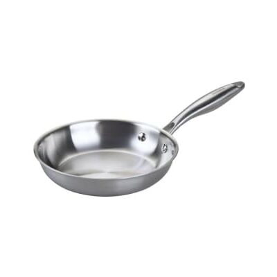 Fackelmann Vita3 Triply roestvrijstalen pan met drievoudige diffuserbodem, zonder antiaanbaklaag, PFA-vrij, geschikt voor inductie, gas, vitro en oven, perfecte afdichting, vaatwasser 20 cm Fackelmann Vita3 Triply roestvrijstalen pan met drievoudige diffuserbodem, zonder antiaanbaklaag, PFA-vrij, geschikt voor inductie, gas, vitro en oven, perfecte afdichting, vaatwasser 20 cm