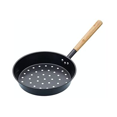 KitchenCraft Kastanjebraadpan van koolstofstaal, 27 cm KitchenCraft Kastanjebraadpan van koolstofstaal, 27 cm
