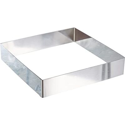 LACOR 68240 vierkante cirkel voor gebak, 20 x 20 cm LACOR 68240 vierkante cirkel voor gebak, 20 x 20 cm