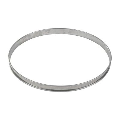 Gobel 834980 taartcirkel, roestvrij staal, opgerolde randen, 26 cm, zilverkleurig Gobel 834980 taartcirkel, roestvrij staal, opgerolde randen, 26 cm, zilverkleurig