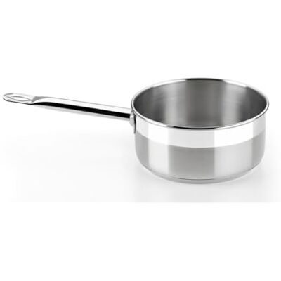 BRA Professioneel: steelpan, 12 cm, roestvrij staal 18/10, geschikt voor alle warmtebronnen, inclusief inductie BRA Professioneel: steelpan, 12 cm, roestvrij staal 18/10, geschikt voor alle warmtebronnen, inclusief inductie