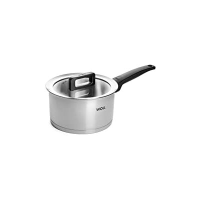Woll Concept Steelpan Ø 18 cm roestvrij staal met deksel 2,5 liter inductie geschikt voor alle warmtebronnen ovenvast tot 200 °C duurzaam zilver Woll Concept Steelpan Ø 18 cm roestvrij staal met deksel 2,5 liter inductie geschikt voor alle warmtebronnen ovenvast tot 200 °C duurzaam zilver