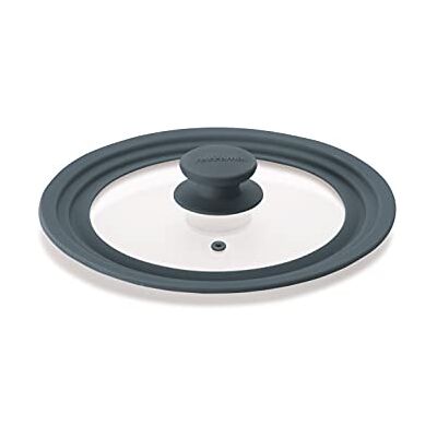 Tescoma Unicover Deksel, glas/siliconen, grijs, 20 x 22 x 24 cm Tescoma Unicover Deksel, glas/siliconen, grijs, 20 x 22 x 24 cm