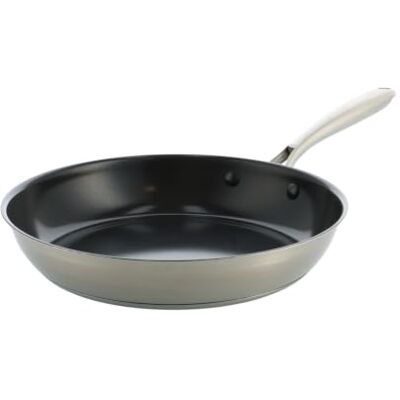 GreenChef Enduro Poêle antiadhésive en céramique 28 cm, revêtement céramique Thermolon sans PFAS, acier inoxydable, induction, compatible lave-vaisselle, compatible four jusqu'à 200 °C GreenChef Enduro Poêle antiadhésive en céramique 28 cm, revêtement céramique Thermolon sans PFAS, acier inoxydable, induction, compatible lave-vaisselle, compatible four jusqu'à 200 °C