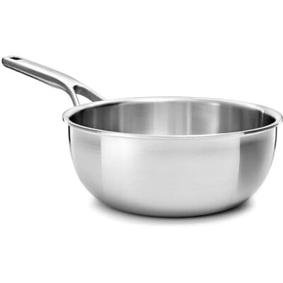 KitchenAid Multi-Ply Roestvrij Staal 3-laags 20cm Chef's Pan KitchenAid Multi-Ply Roestvrij Staal 3-laags 20cm Chef's Pan