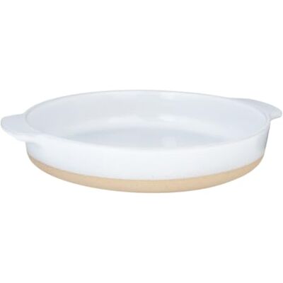 Lurch Terra Nova Ronde keramische schaal, Ø 26 x 5 cm, wit/crème Lurch Terra Nova Ronde keramische schaal, Ø 26 x 5 cm, wit/crème