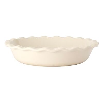 Emile Henry Eh026131 Clafoutis schotel, keramiek, 26 x 26 x 5,5 cm, beige Emile Henry Eh026131 Clafoutis schotel, keramiek, 26 x 26 x 5,5 cm, beige
