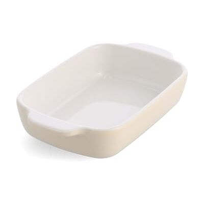 KitchenAid Stoneware Rechthoekige ovenschaal van keramiek met bamboedeksel, 20 cm/0,9 l, PFAS-vrij, ruimtebesparend, ovenbestendig tot 260 °C, vaatwasmachinebestendig, amandelcrème KitchenAid Stoneware Rechthoekige ovenschaal van keramiek met bamboedeksel, 20 cm/0,9 l, PFAS-vrij, ruimtebesparend, ovenbestendig tot 260 °C, vaatwasmachinebestendig, amandelcrème