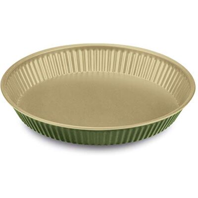 Guardini Bnat, taartvorm, 28 cm, staal met anti-aanbaklaag op carnaubawas, kleur: groen/beige Guardini Bnat, taartvorm, 28 cm, staal met anti-aanbaklaag op carnaubawas, kleur: groen/beige