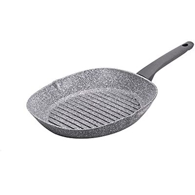 Moneta Sinfonia Grillpan 28 x 28 cm, ook voor inductie, versterkt met minerale deeltjes, Made in Italy Moneta Sinfonia Grillpan 28 x 28 cm, ook voor inductie, versterkt met minerale deeltjes, Made in Italy